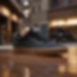 Innovative design elements of Vans Ave Black Gum sneakers