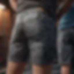 Vans checkerboard pattern on biker shorts