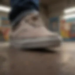 Abstract close-up shot of Vans Era Ultracush sole