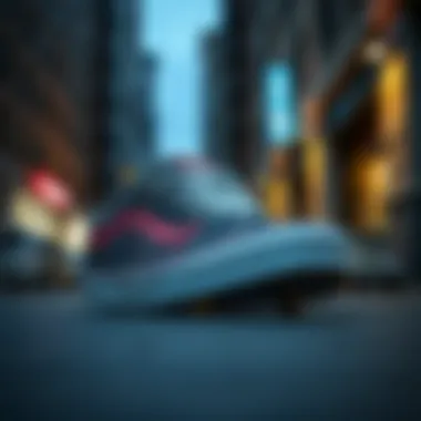 Vans Half Cab in Skate Culture Vans Half Cab in urban skateboarding environment