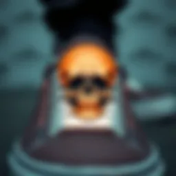 Vans Old Skool showcasing the iconic skull design