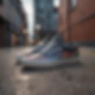 Urban Art Influence Vans shoe inspired by urban street art