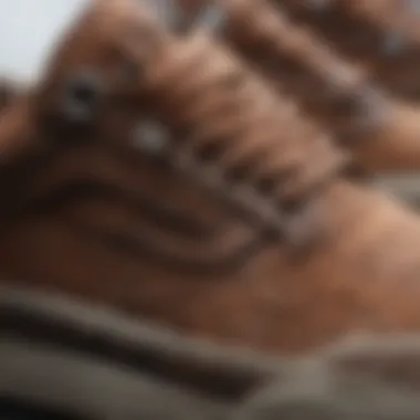 Close-up of the material texture used in Vans UltraRange EXO MTE