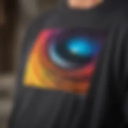 Vibrant Abstract Art Graphic Tee