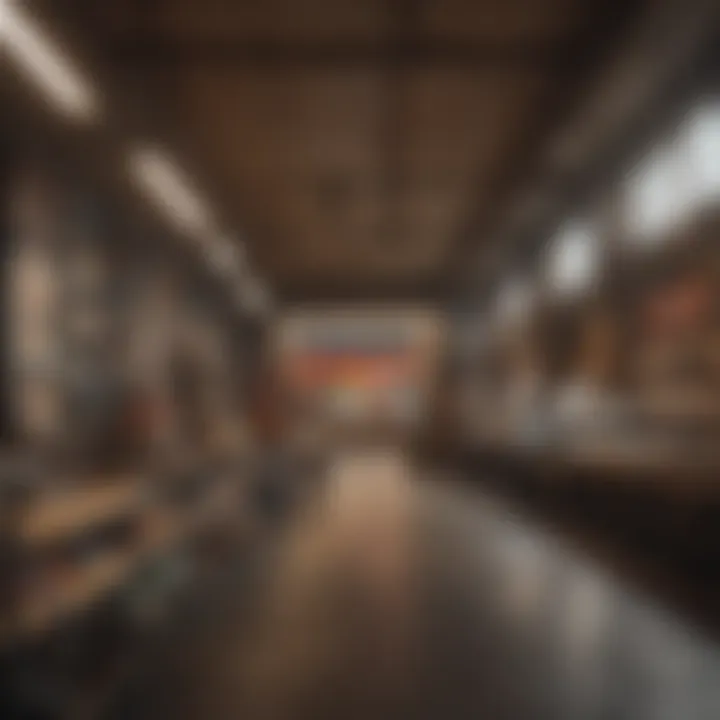 Trendy vintage-inspired indie clothing store
