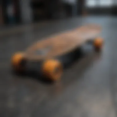 Artistic Design of Zazzle Skateboard Close-up view of a Zazzle skateboard showcasing its unique design and graphics