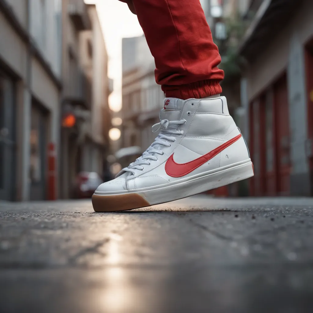 The Impact of Nike White and Red Shoes on Skate Culture