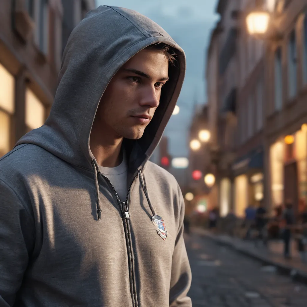 Aaron Hoodie W Zipper Hoodie 3 Male